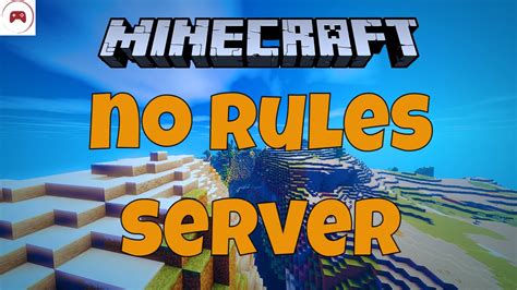no rules minecraft server